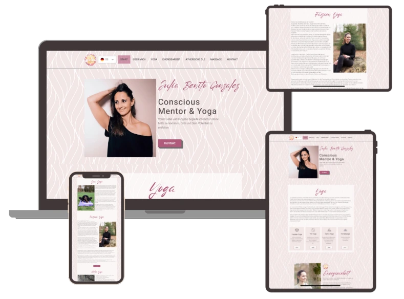 Mockups Screens Julia Benito