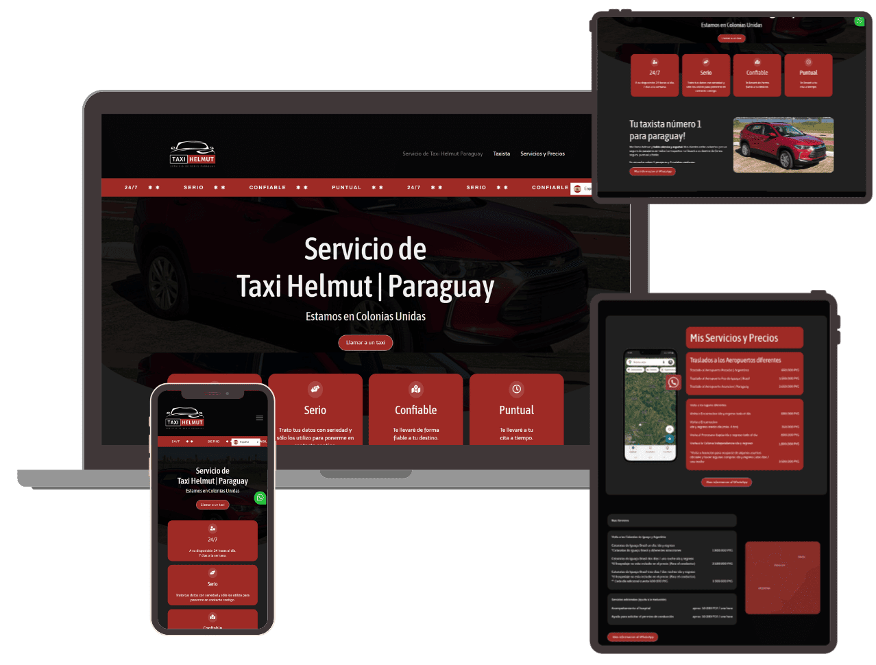 Mockups Screens Taxi H.