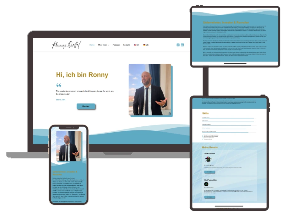 Mockups Screens Ronny O