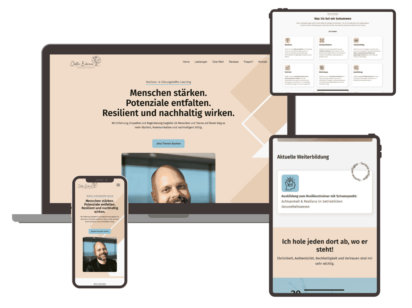 Mockup - Ch. Eichenauer Website