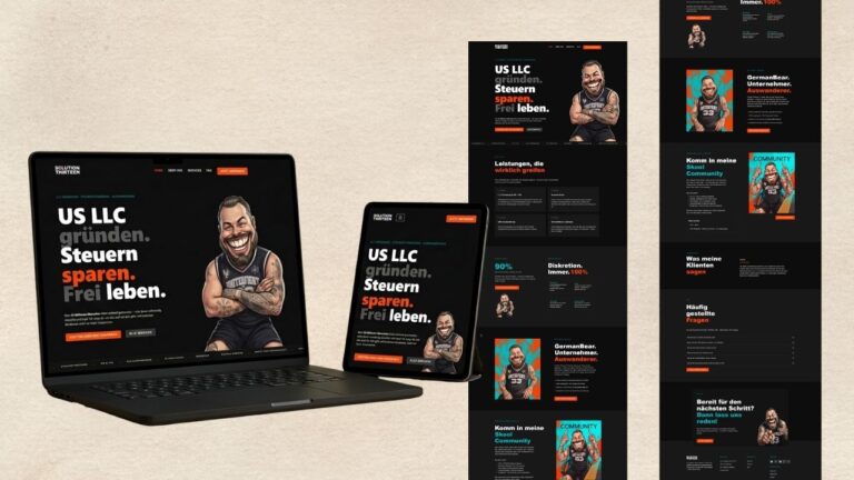 solutionthirteen website mockup