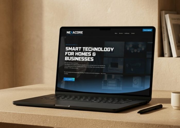 laptop mockup nexacore