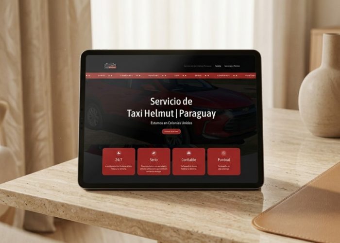tablet mockup taxi helumt