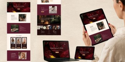 thedeepresesetbali website mockup