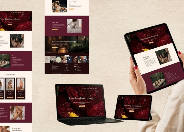 thedeepresesetbali website mockup
