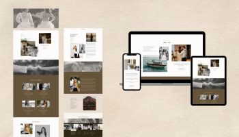 vowsandvoyage - website mockup