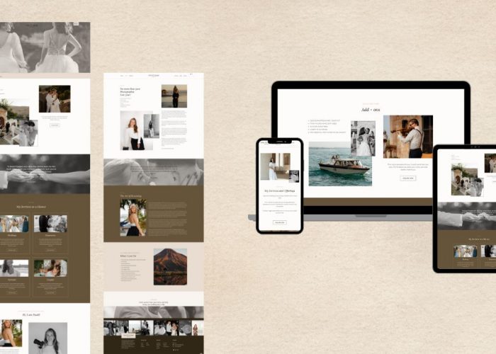 vowsandvoyage - website mockup