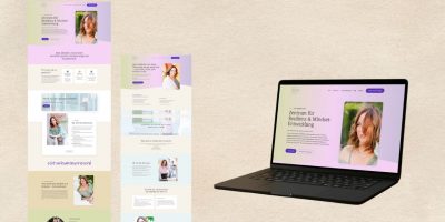 zentrum resilienz und mindset website mockup